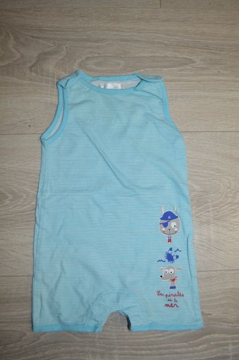 Barboteuse Kitchoun 1 mois Les pirates de la mer