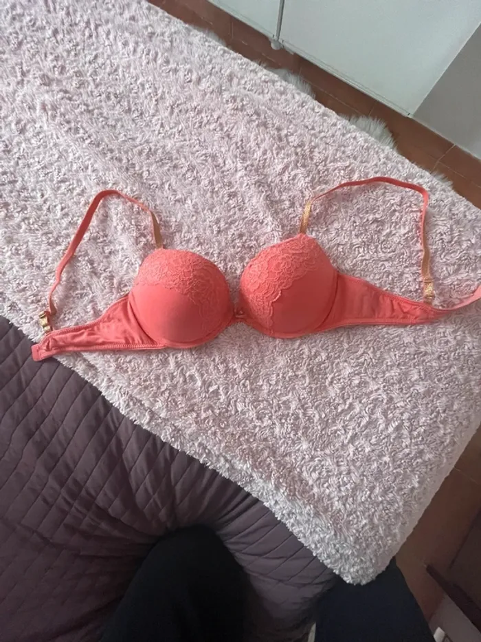 Soutien gorge corail