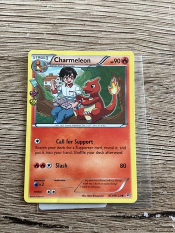 carte Pokémon rc4/rc32 charmeleon anglais ANG année 2016