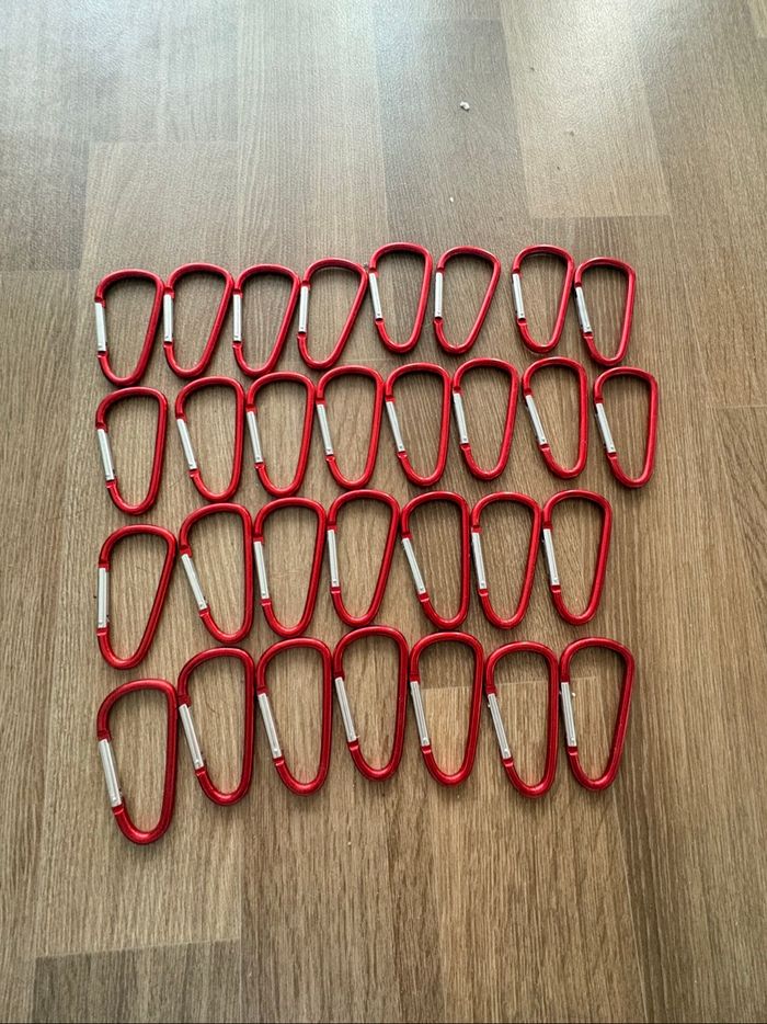 lot de 30 mousqueton