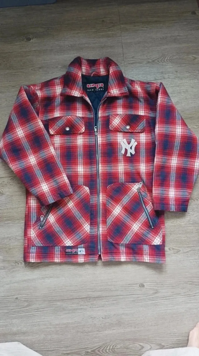 Veste doublée matelassé baseball Yankees de New York - Taille S - photo numéro 2