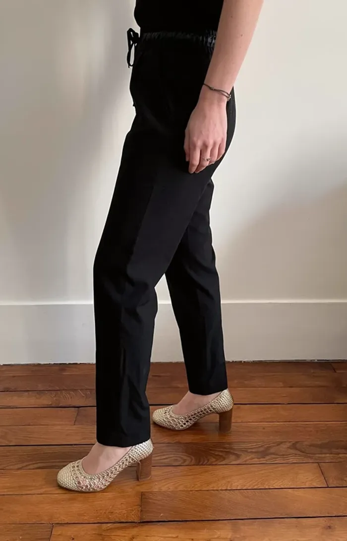 Pantalon Zara Noir habillé - photo numéro 2