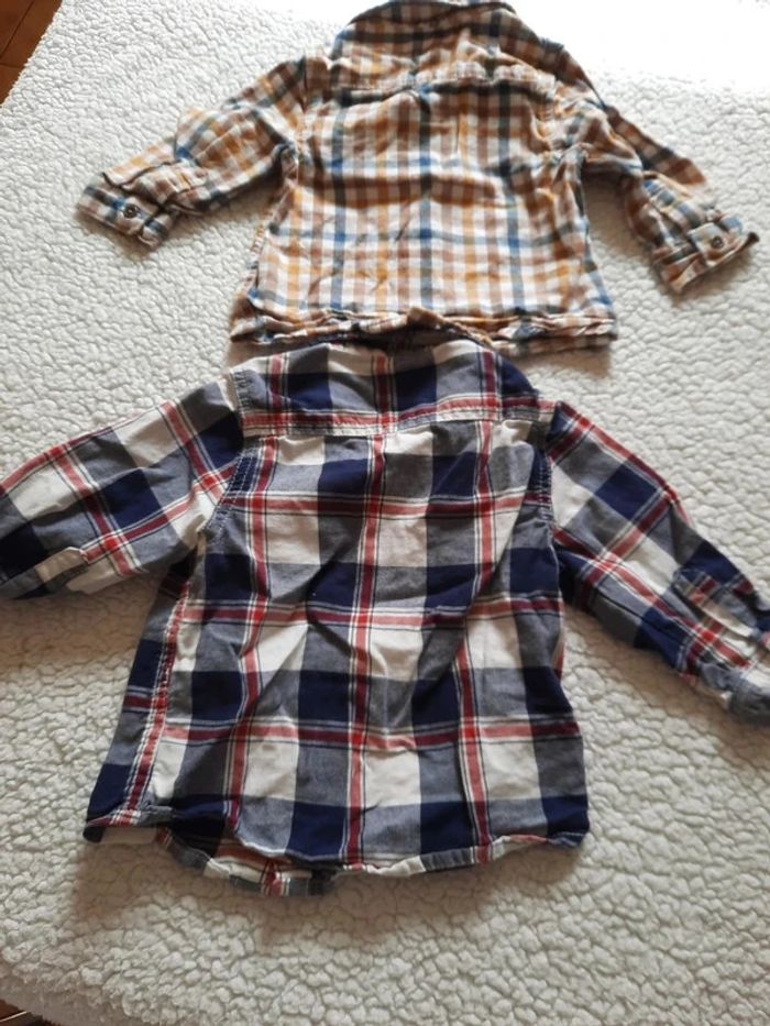 Lot 2 chemises Creeks 6 mois