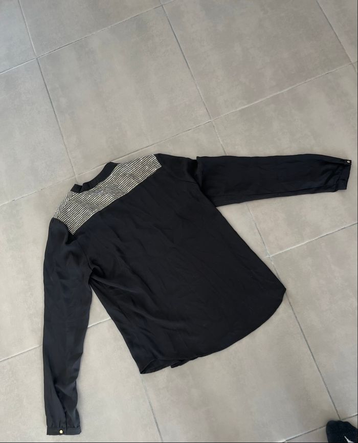 Chemise noire femme taille M - photo numéro 2
