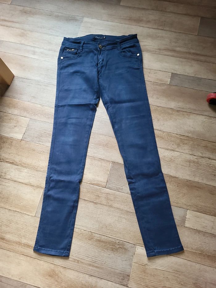 Jeans marine femme