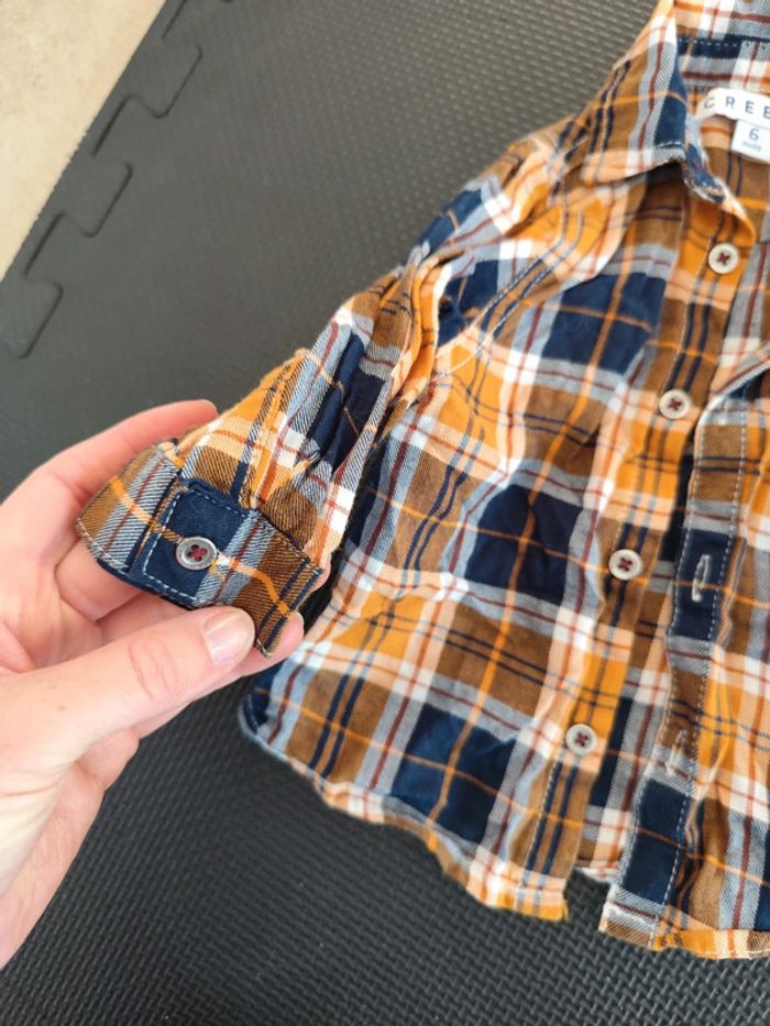Ensemble 6 mois jeans chemise et tee shirt - photo numéro 15