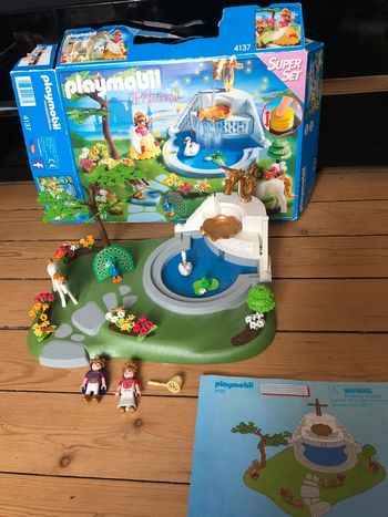 Playmobil fontaine à eau