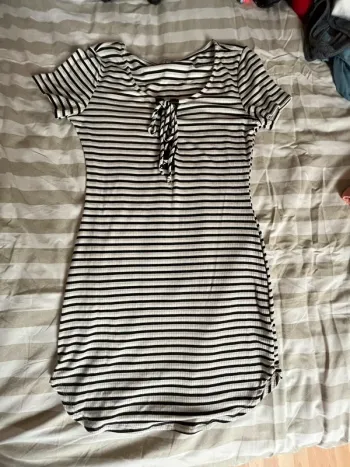Robe rayé fluide
