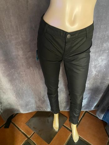 Pantalon noir toile jeans Teddy simth taille 32