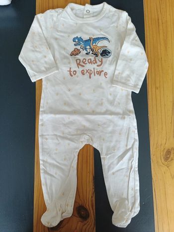 Pyjama dinosaure manches longues