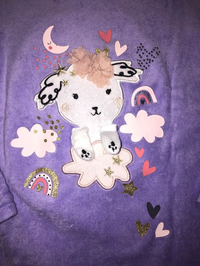 Pull de pyjama fille 🌺tissaia taille 3 ans très bon état - photo numéro 2
