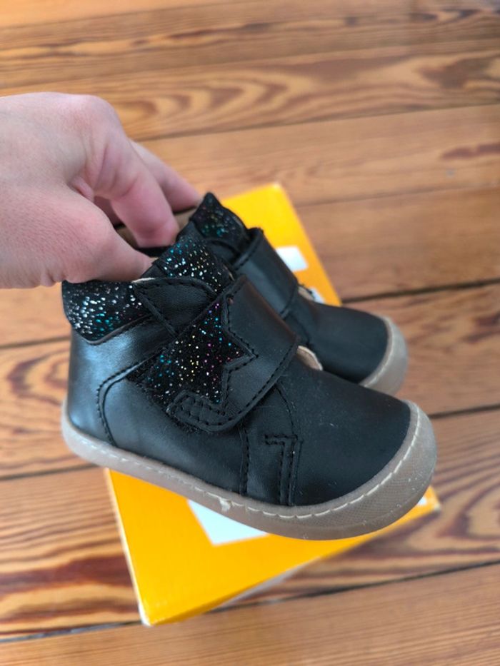 Bottines en cuir 1ers pas - photo numéro 4