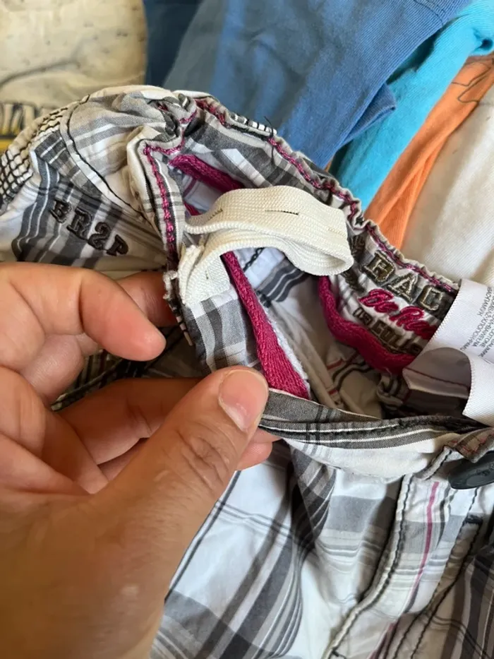 Short cargo à rayures 💫Taille 10 ans - photo numéro 4