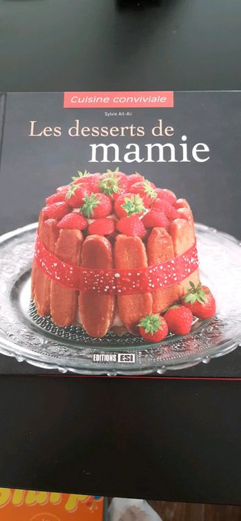 Livre cuisine dessert