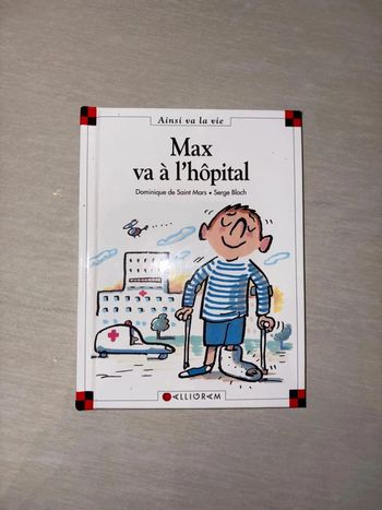 Livre Max va à l'hôpital