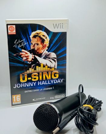 Nintendo Wii # U-Sing Johnny Hallyday + Micro #