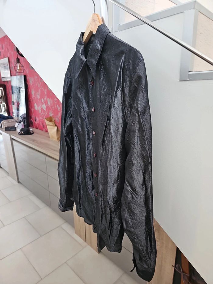 Chemise effet métallique froissé - photo numéro 4