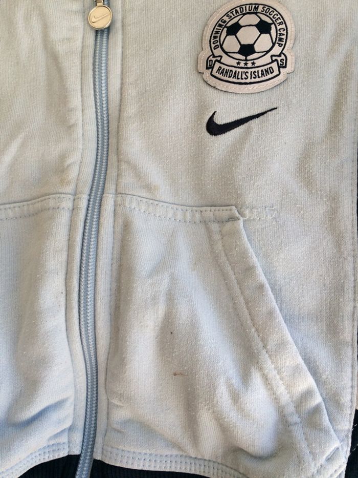 Veste de survêtement Nike bleu - photo numéro 3
