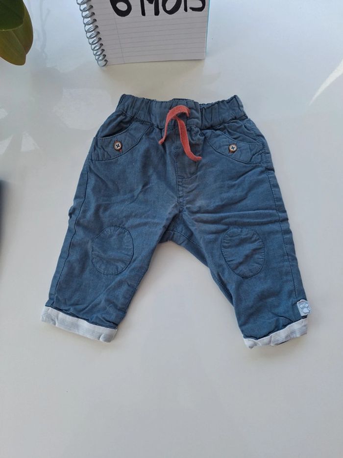 Lot 2 jeans 6 mois - photo numéro 4