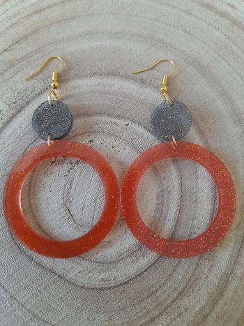 Boucles d'oreilles 2 ronds