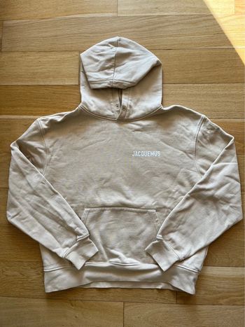 Sweat à capuche Jacquemus beige – Taille M – Bon état
