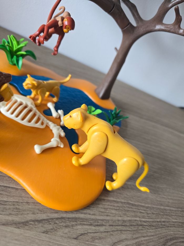 Petit lot de playmobil, les lions dans la savane - photo numéro 3