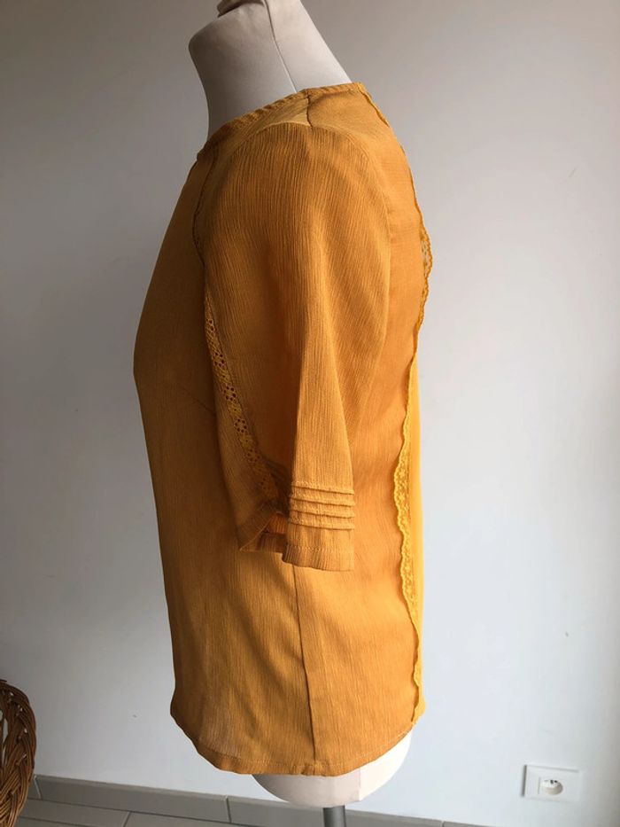 Blouse moutarde rue mazarine S - photo numéro 3