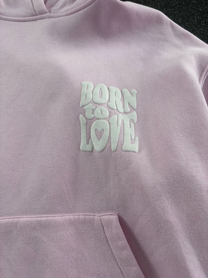 BZB - sweat à capuche Born to love XS - photo numéro 2