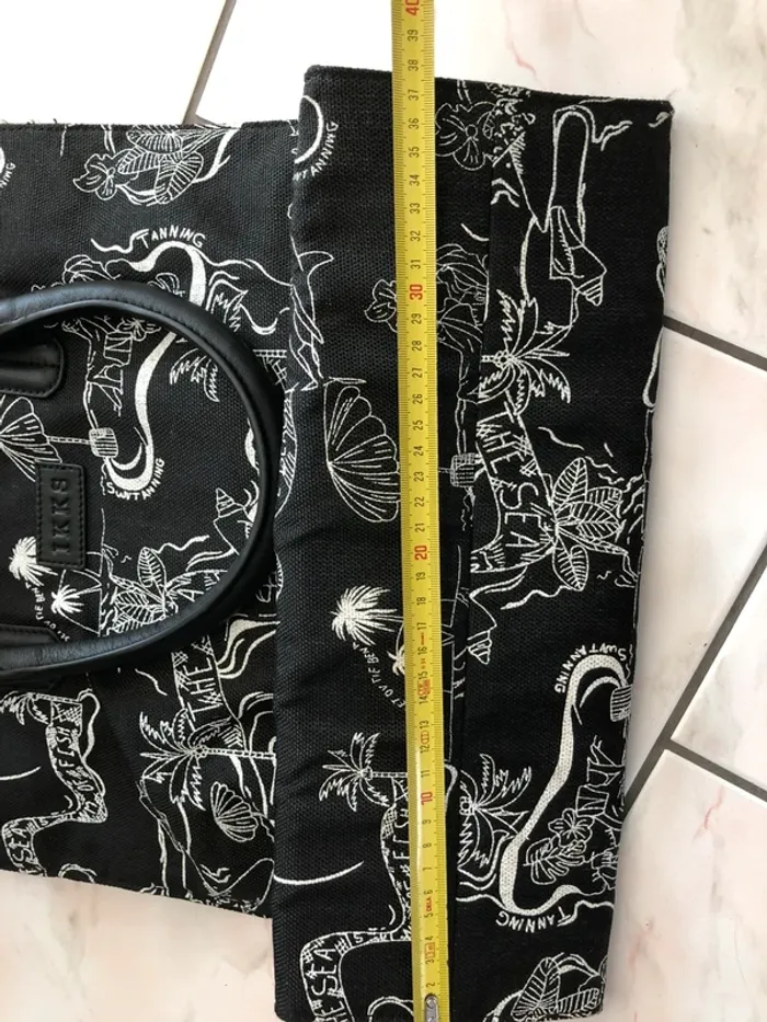 Sac cabas IKKS - noir - photo numéro 6