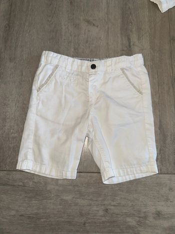 Short blanc verbaudet