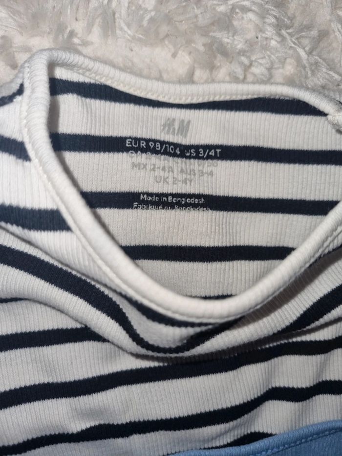 Maillot de corp h&m 2-4 ans 98/104 - photo numéro 4