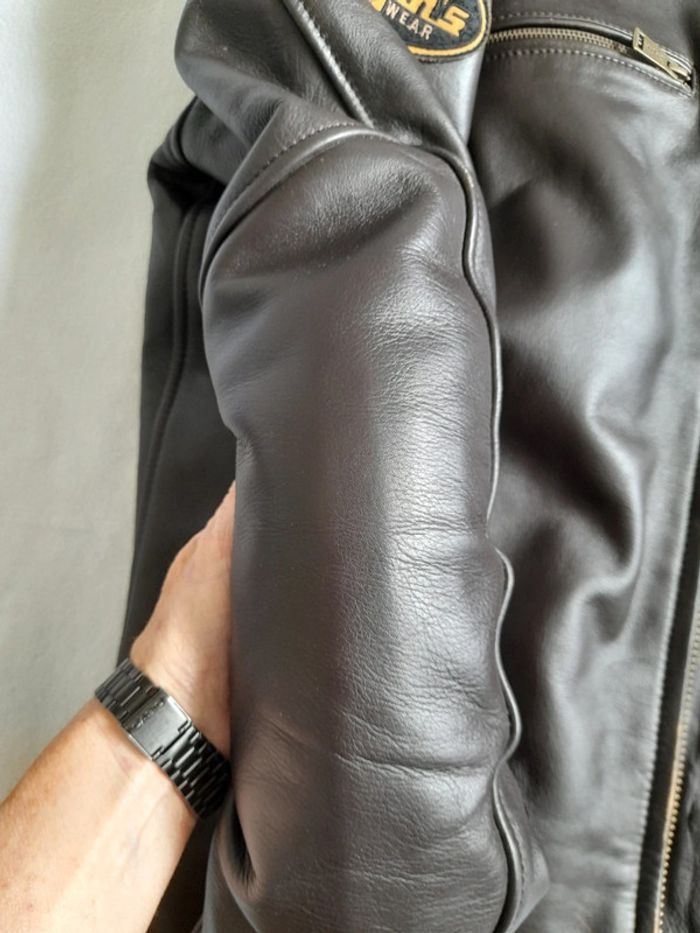 Blouson cuir moto - photo numéro 7