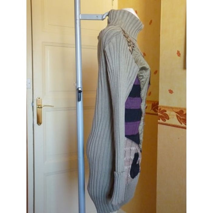 Savage Culture - Robe pull Marron TM - photo numéro 3