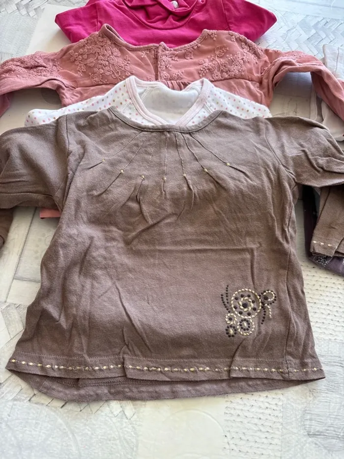 Lot tee shirt 12 mois - photo numéro 5