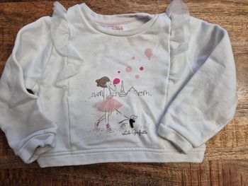 Pull court style croc top Lili Gaufrette 4 ans