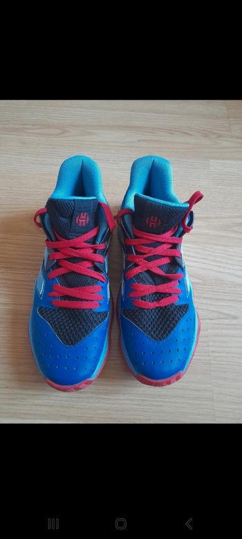 Adidas  Harden 41.5 bleu et rouge