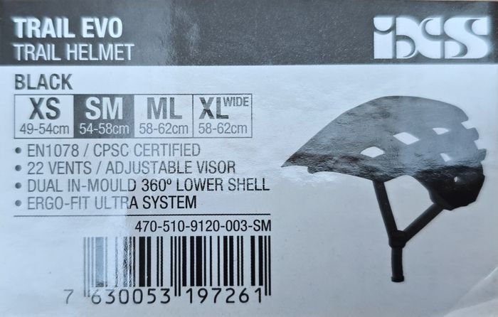Casque VTT IXS trail evo neuf - photo numéro 9