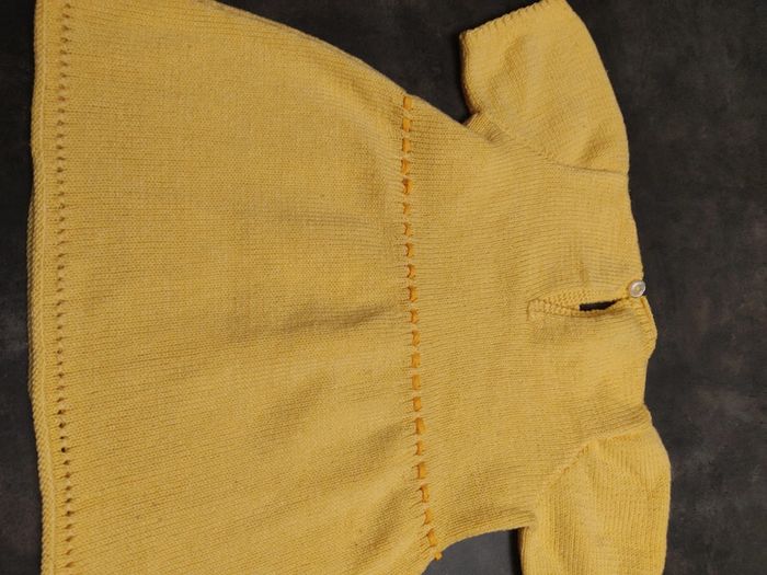 Robe tricoté main taille 2/3 ans - photo numéro 4