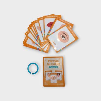 Flashcards “Parties du Corps” Jeu éducatif