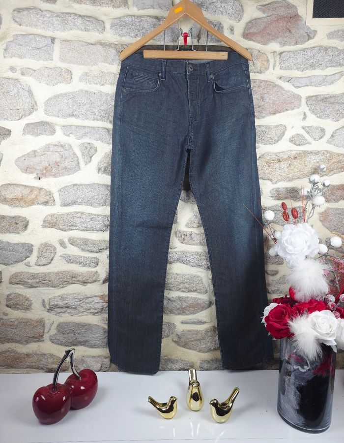 Jeans noir Homme/ Ado taille 42 marque Massimo Dutti 🎸 - photo numéro 3