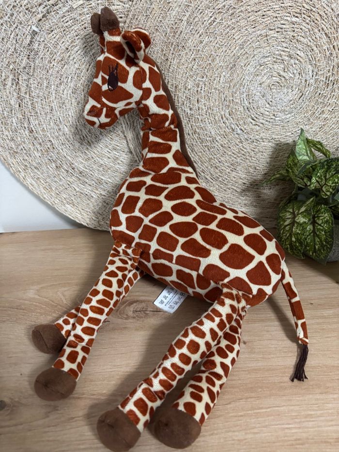 Doudou girafe marron beige IKEA - photo numéro 1