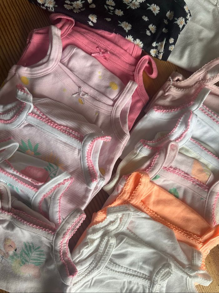 Lot de bodies fille – Taille 3 mois - photo numéro 2