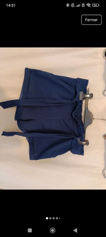 Short bleu marine crivit taille S