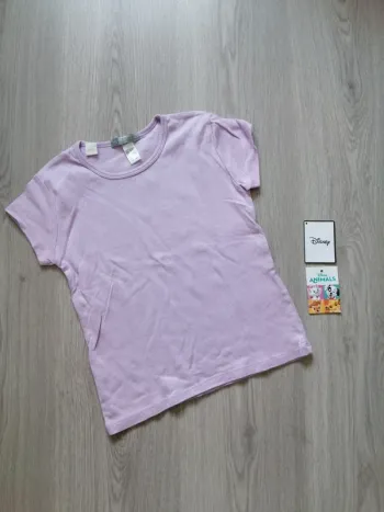 Tee-shirt lila uni / domyos / (8ans)