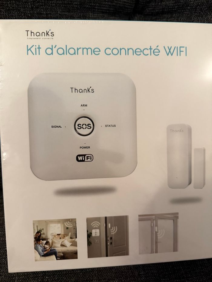 Kit d'Alarme Connecté Wi-Fi - Thank's Neuf - photo numéro 2