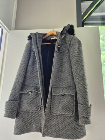 Manteau court et gris naf naf taille 36