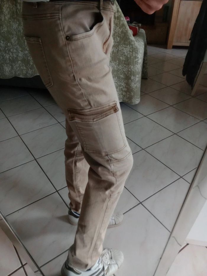 Pantalon femme 42 caramel marron c68 - photo numéro 7