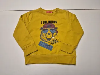 Pull jaune moutarde
