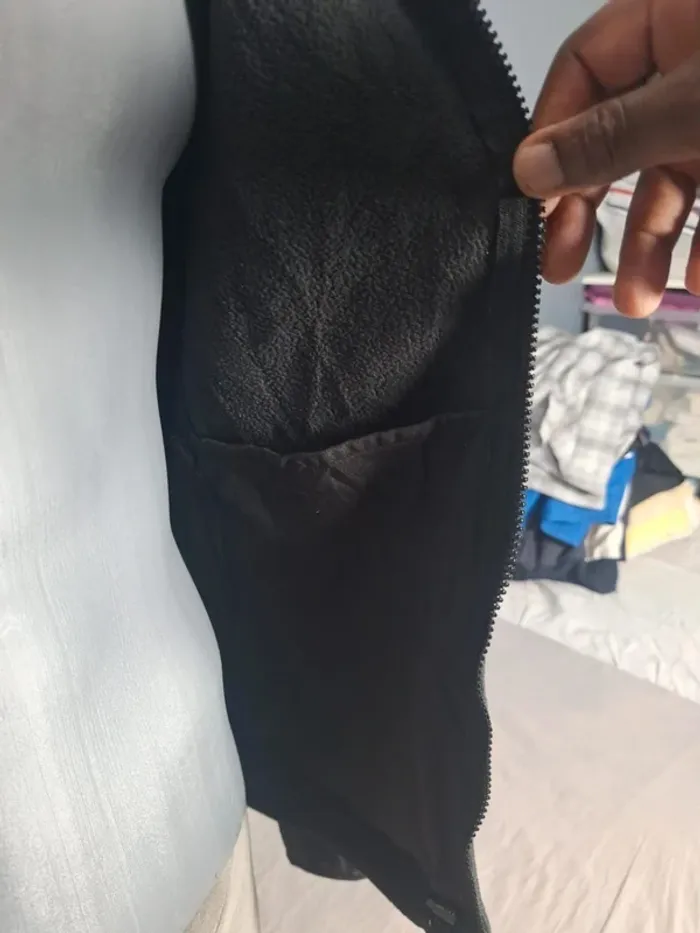 veste The North Face polaire homme zippée noire – Taille S - brodé (606) - photo numéro 6