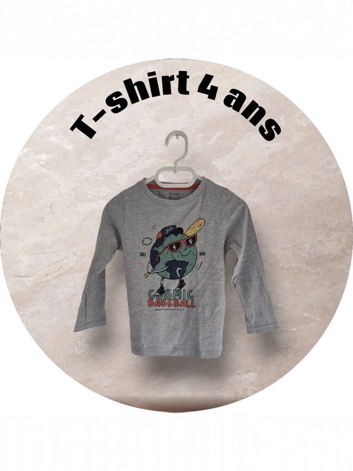 T-shirt basique garçon kiabi 4 ans